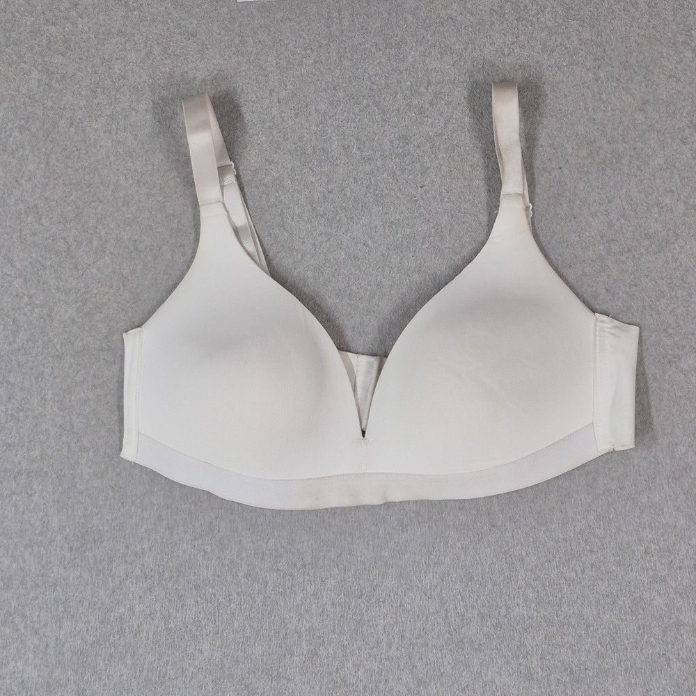 STRM LINE Women Bra 38C White MR59115FF T Shirt Underwired Strap READ